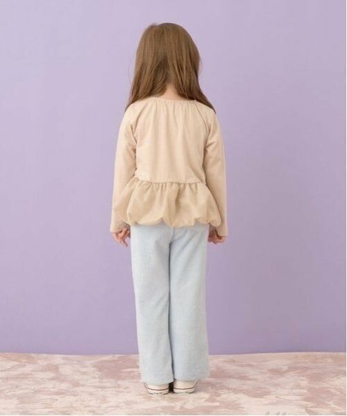Lycee mine / リセマイン Tシャツ | 【型崩れしないやわらかコットン】デザインネックバルーンペプラムTシャツ | 詳細13