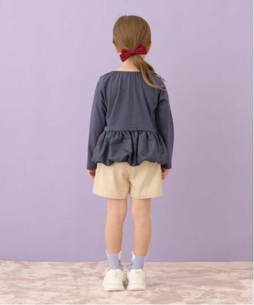 Lycee mine / リセマイン Tシャツ | 【型崩れしないやわらかコットン】デザインネックバルーンペプラムTシャツ | 詳細16