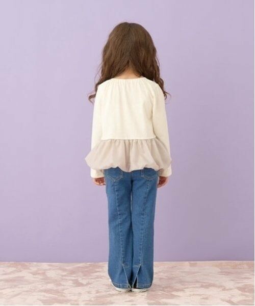 Lycee mine / リセマイン Tシャツ | 【型崩れしないやわらかコットン】デザインネックバルーンペプラムTシャツ | 詳細7