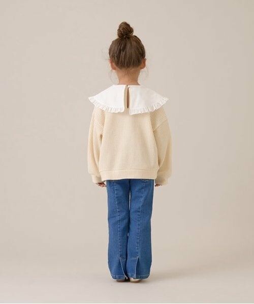Lycee mine / リセマイン スウェット | 【ふわふワッフル】フリル衿付きトップス | 詳細10