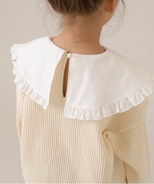 Lycee mine / リセマイン スウェット | 【ふわふワッフル】フリル衿付きトップス | 詳細11