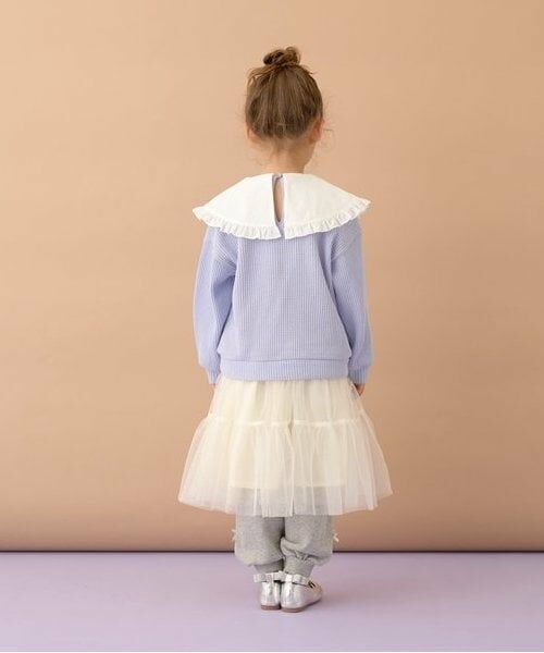Lycee mine / リセマイン スウェット | 【ふわふワッフル】フリル衿付きトップス | 詳細15