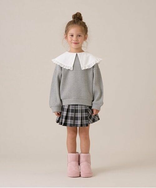 Lycee mine / リセマイン スウェット | 【ふわふワッフル】フリル衿付きトップス | 詳細17