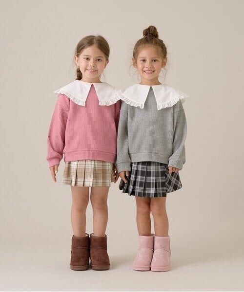 Lycee mine / リセマイン スウェット | 【ふわふワッフル】フリル衿付きトップス | 詳細18