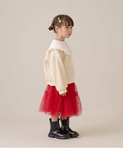 Lycee mine / リセマイン スウェット | 【ふわふワッフル】フリル衿付きトップス | 詳細8