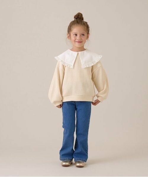 Lycee mine / リセマイン スウェット | 【ふわふワッフル】フリル衿付きトップス | 詳細9