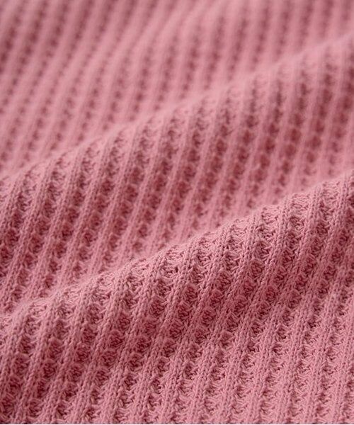 Lycee mine / リセマイン スウェット | 【ふわふワッフル】お花付きペプラムトップス | 詳細7