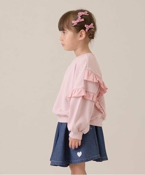 Lycee mine / リセマイン スウェット | 【毛玉バイバイ裏毛】【どちらが前でもOK!】フリルスウェット | 詳細12