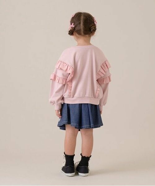 Lycee mine / リセマイン スウェット | 【毛玉バイバイ裏毛】【どちらが前でもOK!】フリルスウェット | 詳細13