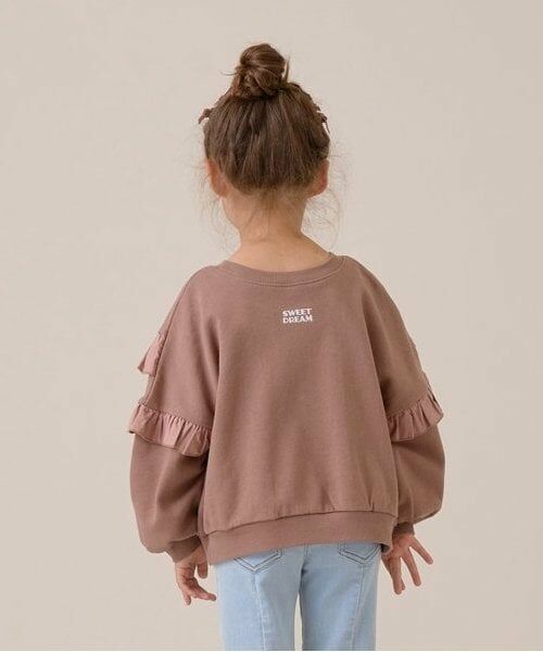 Lycee mine / リセマイン スウェット | 【毛玉バイバイ裏毛】【どちらが前でもOK!】フリルスウェット | 詳細15