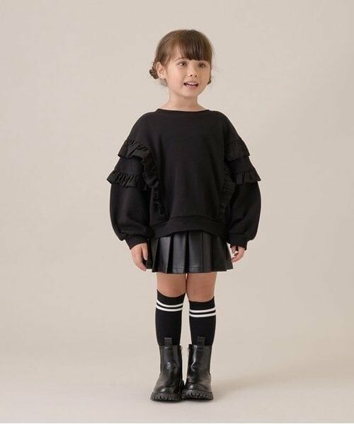 Lycee mine / リセマイン スウェット | 【毛玉バイバイ裏毛】【どちらが前でもOK!】フリルスウェット | 詳細16