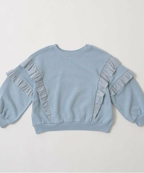 Lycee mine / リセマイン スウェット | 【毛玉バイバイ裏毛】【どちらが前でもOK!】フリルスウェット | 詳細2