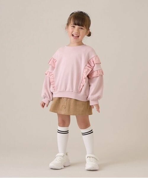 Lycee mine / リセマイン スウェット | 【毛玉バイバイ裏毛】【どちらが前でもOK!】フリルスウェット | 詳細9