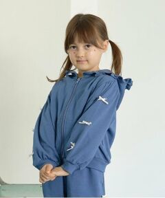 Lycee mine / リセマイン パーカー | 【毛玉バイバイ裏毛】リボン付きフリルジップパーカ