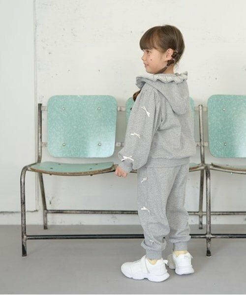 Lycee mine / リセマイン パーカー | 【毛玉バイバイ裏毛】リボン付きフリルジップパーカ | 詳細16