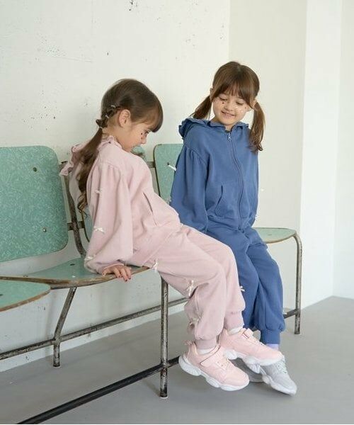 Lycee mine / リセマイン パーカー | 【毛玉バイバイ裏毛】リボン付きフリルジップパーカ | 詳細19