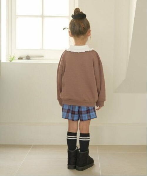 Lycee mine / リセマイン スウェット | 【毛玉バイバイ裏毛】フリル衿付きロゴ刺しゅうスウェット | 詳細14