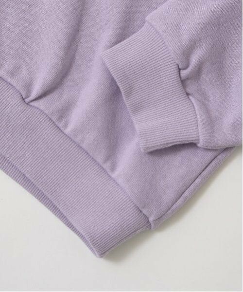 Lycee mine / リセマイン スウェット | 【毛玉バイバイ裏毛】フリル衿付きロゴ刺しゅうスウェット | 詳細6