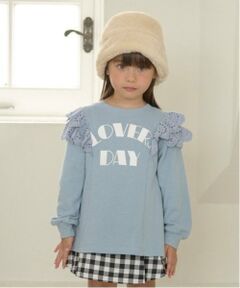 Lycee mine / リセマイン スウェット | 【毛玉バイバイ裏毛】コットンレース付きAラインスウェット