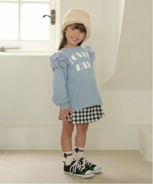 Lycee mine / リセマイン スウェット | 【毛玉バイバイ裏毛】コットンレース付きAラインスウェット | 詳細12