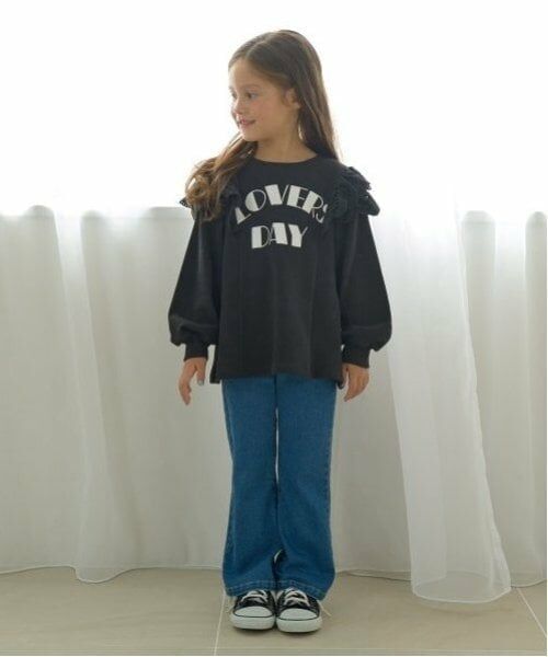 Lycee mine / リセマイン スウェット | 【毛玉バイバイ裏毛】コットンレース付きAラインスウェット | 詳細14