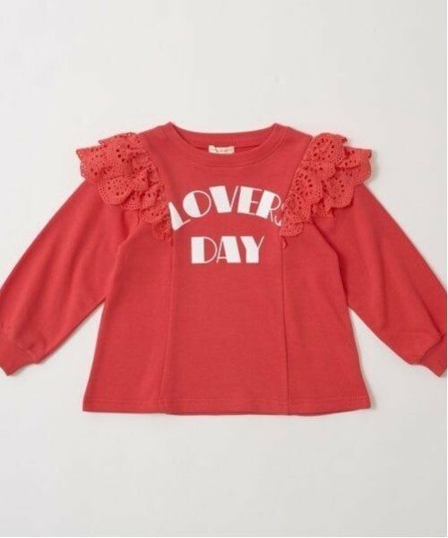 Lycee mine / リセマイン スウェット | 【毛玉バイバイ裏毛】コットンレース付きAラインスウェット | 詳細2