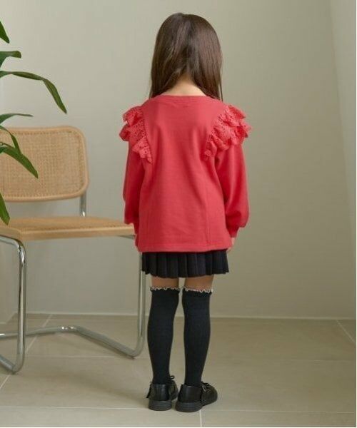 Lycee mine / リセマイン スウェット | 【毛玉バイバイ裏毛】コットンレース付きAラインスウェット | 詳細7