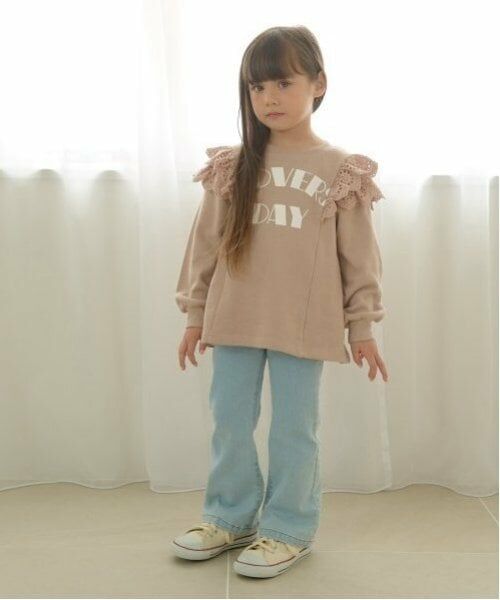 Lycee mine / リセマイン スウェット | 【毛玉バイバイ裏毛】コットンレース付きAラインスウェット | 詳細8