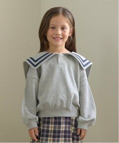 Lycee mine / リセマイン スウェット | 【毛玉バイバイ裏毛】セーラーカラースウェット