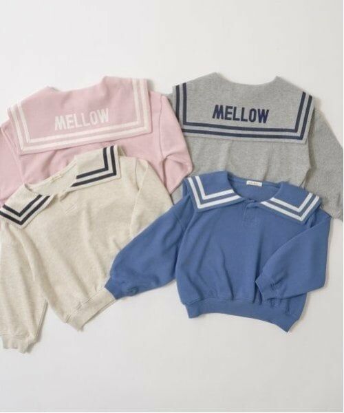 Lycee mine / リセマイン スウェット | 【毛玉バイバイ裏毛】セーラーカラースウェット | 詳細1