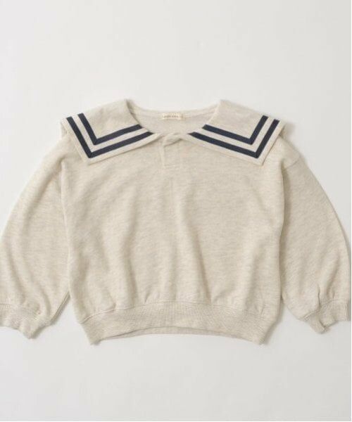 Lycee mine / リセマイン スウェット | 【毛玉バイバイ裏毛】セーラーカラースウェット | 詳細2