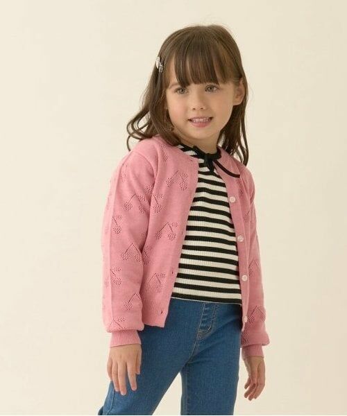 Lycee mine / リセマイン カーディガン・ボレロ | チェリー柄編みカーディガン（ピンク）