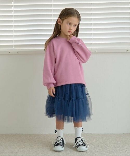 Lycee mine / リセマイン スウェット | 【毛玉バイバイ裏起毛裏毛】ハート刺しゅうボリュームスリーブスウェット | 詳細10