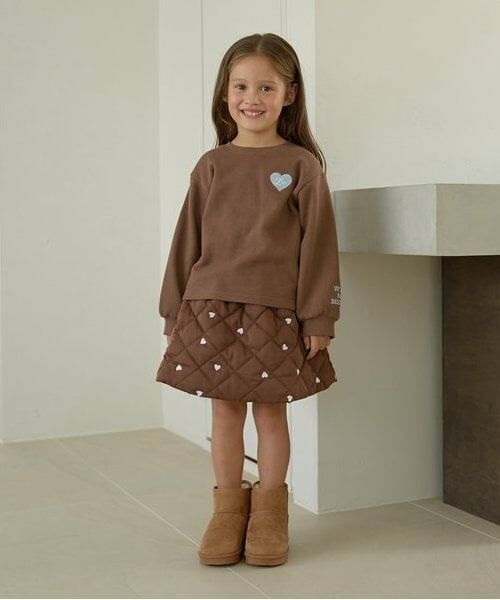 Lycee mine / リセマイン スウェット | 【毛玉バイバイ裏起毛裏毛】ハート刺しゅうボリュームスリーブスウェット | 詳細12