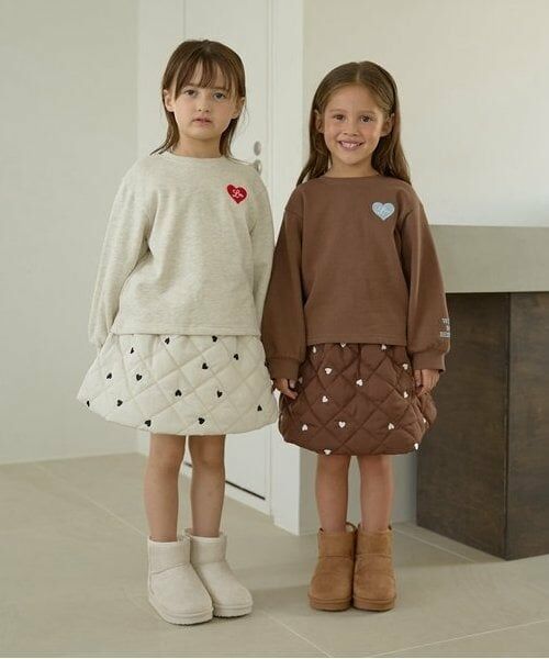 Lycee mine / リセマイン スウェット | 【毛玉バイバイ裏起毛裏毛】ハート刺しゅうボリュームスリーブスウェット | 詳細18