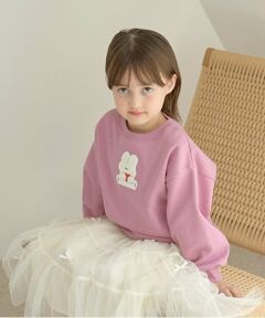 Lycee mine / リセマイン スウェット | 【毛玉バイバイ裏起毛裏毛】サガラ刺しゅうスウェット