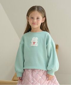 Lycee mine / リセマイン スウェット | 【毛玉バイバイ裏起毛裏毛】サガラ刺しゅうスウェット