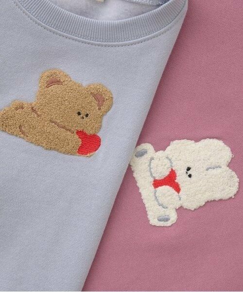 Lycee mine / リセマイン スウェット | 【毛玉バイバイ裏起毛裏毛】サガラ刺しゅうスウェット | 詳細4