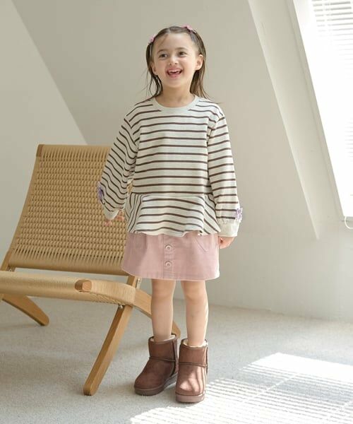 Lycee mine / リセマイン スウェット | 【毛玉バイバイ裏起毛裏毛】アソートリボン付きガーリートップス | 詳細10