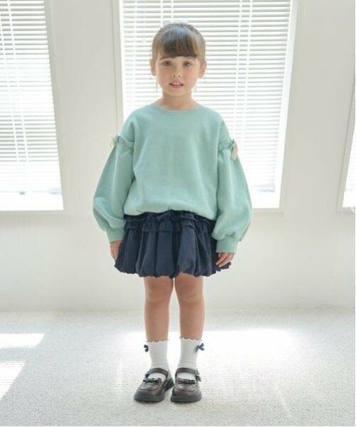 Lycee mine / リセマイン スウェット | 【毛玉バイバイ裏起毛裏毛】アソートリボン付きガーリートップス | 詳細11