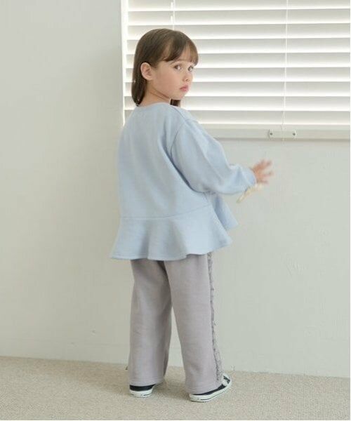 Lycee mine / リセマイン スウェット | 【毛玉バイバイ裏起毛裏毛】アソートリボン付きガーリートップス | 詳細13