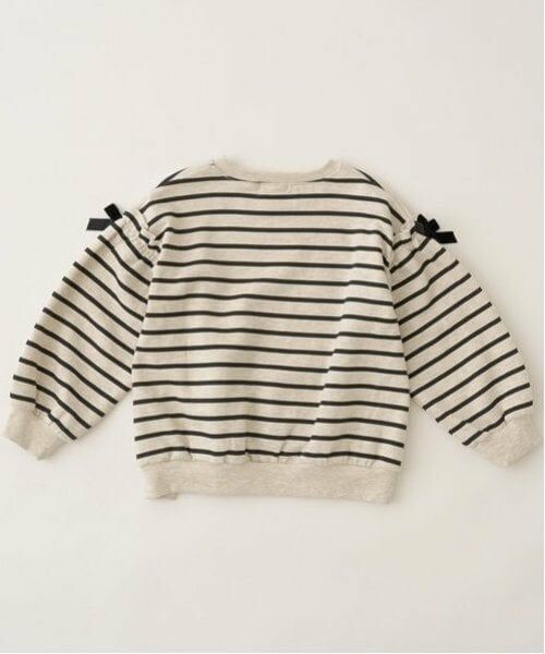 Lycee mine / リセマイン スウェット | 【毛玉バイバイ裏起毛裏毛】アソートリボン付きガーリートップス | 詳細3