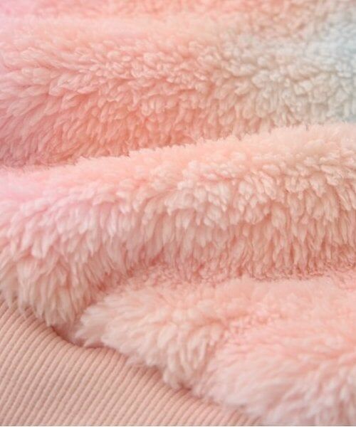 Lycee mine / リセマイン スウェット | 【ふわふわボア】タイダイ染めチュニック丈トップス | 詳細4