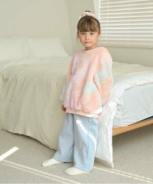 Lycee mine / リセマイン スウェット | 【ふわふわボア】タイダイ染めチュニック丈トップス | 詳細5