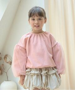 Lycee mine / リセマイン スウェット | 【裏起毛裏毛】ぷっくりシルエットチュール袖プルオーバー