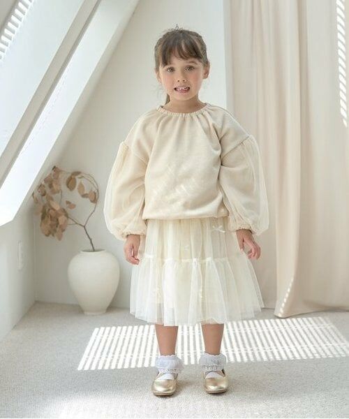 Lycee mine / リセマイン スウェット | 【裏起毛裏毛】ぷっくりシルエットチュール袖プルオーバー | 詳細11