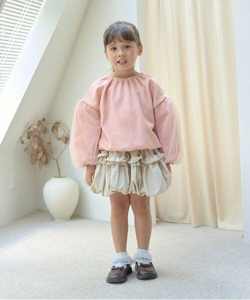 Lycee mine / リセマイン スウェット | 【裏起毛裏毛】ぷっくりシルエットチュール袖プルオーバー | 詳細13