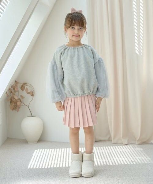 Lycee mine / リセマイン スウェット | 【裏起毛裏毛】ぷっくりシルエットチュール袖プルオーバー | 詳細15