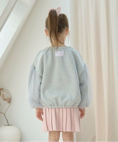 Lycee mine / リセマイン スウェット | 【裏起毛裏毛】ぷっくりシルエットチュール袖プルオーバー | 詳細16