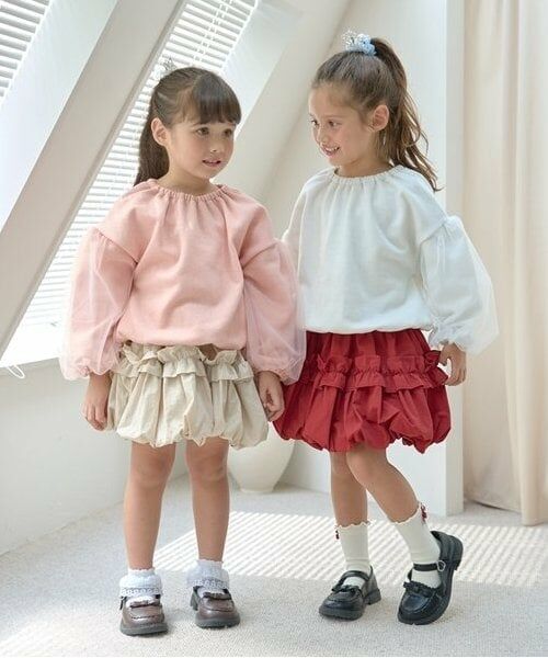 Lycee mine / リセマイン スウェット | 【裏起毛裏毛】ぷっくりシルエットチュール袖プルオーバー | 詳細17